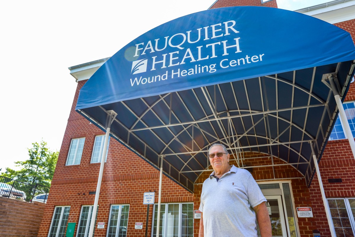 Andy Efta Completes Treatment at Fauquier Health Wound Healing Center